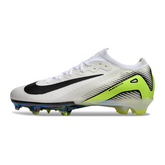 Nike Air Zoom Mercurial Vapor 16 Elite White Grey and Green Firm Ground FG Football Boot
