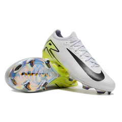 Nike Air Zoom Mercurial Vapor 16 Elite White and Green Firm Ground FG Football Boot