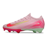 Nike Air Zoom Mercurial Vapor 16 Elite Light Pink and Light Green Firm Ground FG Kids Football Boot