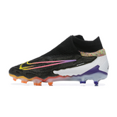 Crampons de foot enfant Nike Phantom GX Elite DF FG noirs et multicolores - VENI Futebol