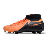 Nike Phantom Luna 2 Elite FG Kinder-Fußballschuh für Naturrasen, orange und schwarz - VENI Futebol