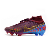 Chuteira infantil de futebol de campo Nike Zoom Mercurial Superfly 9 Elite FG Mbappé roxa - VENI Futebol