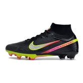 Chaussures de foot enfant pour terrain Nike Zoom Mercurial Superfly 9 Elite FG Marcus Rashford Pack noir - VENI Futebol