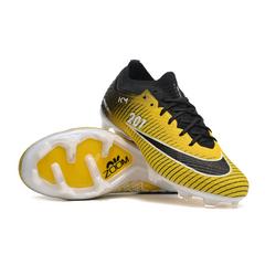 Crampons enfant de terrain Nike Zoom Mercurial Vapor 15 Elite FG jaunes et noirs - VENI Futebol