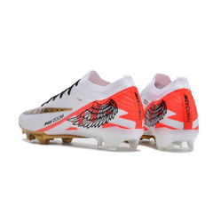 Kinder-Fußballschuhe Nike Zoom Mercurial Vapor 15 Elite FG in Weiß, Rot und Gold - VENI Futebol