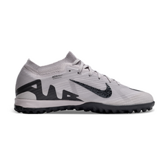 Nike Zoom Mercurial Vapor 15 Elite TF Kinder-Fußballschuhe Grau - VENI Futebol