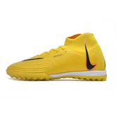 Chaussures de foot enfant pour terrain synthétique Nike Phantom Luna Elite TF jaunes - VENI Futebol