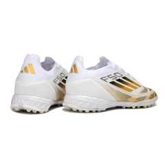 Adidas F50 Elite White and Gold Turf TF Football Boot Size 43,5Eu