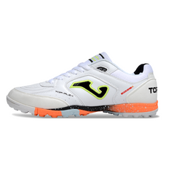 Joma Top Flex White Orange and Gray Turf TF Football Boot