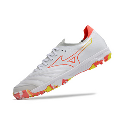 Turf-Fußballschuh Mizuno Morelia Sala TF in Orange und Gelb - VENI Futebol