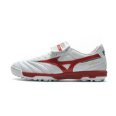 Turf-Fußballschuhe Mizuno Morelia Sala Classic TF Weiß und Rot - VENI Futebol
