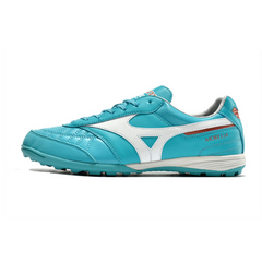 Mizuno Morelia Sala TF Turf-Fußballschuhe Hellblau - VENI Futebol