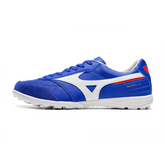 Mizuno Morelia Sala TF Fußballschuhe für Kunstrasen Blau und Weiß - VENI Futebol