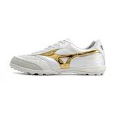 Kunstrasen-Fußballschuhe Mizuno Morelia Sala TF Weiß und Gold - VENI Futebol