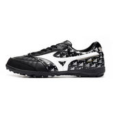Kunstrasen-Fußballschuh Mizuno Morelia Sala TF in Schwarz, Weiß und Grau - VENI Futebol