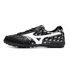 Kunstrasen-Fußballschuh Mizuno Morelia Sala TF in Schwarz, Weiß und Grau - VENI Futebol