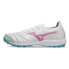 Mizuno Neo Sala White Pink and Blue Turf TF Football Boot