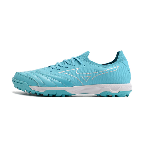 Chaussures de foot TF Mizuno Neo Sala bleu clair - VENI Futebol