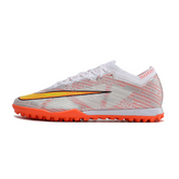alt
Nike Zoom Mercurial Vapor 15 Elite TF Fußballschuhe für Kunstrasen, Silber und Orange - VENI Fußball