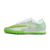 Turf-Fußballschuhe Nike Zoom Mercurial Vapor 15 Elite TF Silber und Grün - VENI Futebol