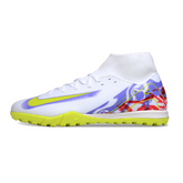 Nike Zoom Mercurial Superfly 10 Academy White and Purple Turf TF Football Boot