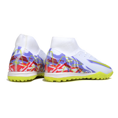 Nike Zoom Mercurial Superfly 10 Academy White and Purple Turf TF Football Boot