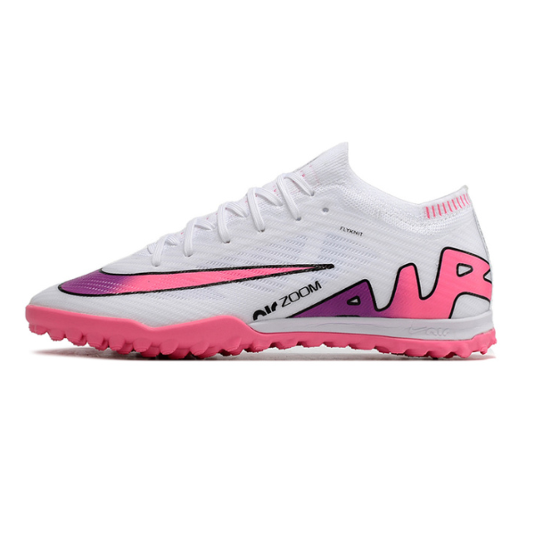 alt
Chuteiras de relva sintética Nike Zoom Mercurial Vapor 15 Elite TF branca, rosa e azul - VENI Futebol