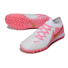 Nike Phantom GX2 Elite White and Pink Turf TF Football Boot