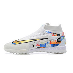 Chuteira Society Nike Phantom GX Elite DF TF Kane Branca - VENI Futebol