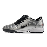 Nike Total 90 III Silver and Black Turf TF Football Boot