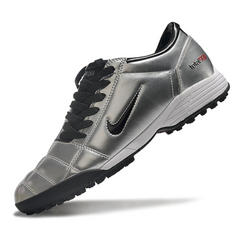 Nike Total 90 III Silver and Black Turf TF Football Boot