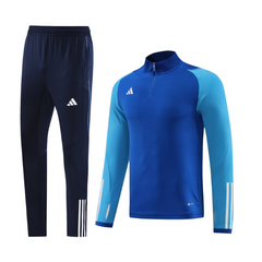 Adidas Trainingsanzug Jacke + Hose Blau - VENI Fußball