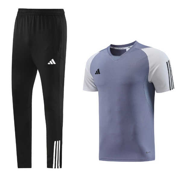 Conjunto Adidas T-Shirt + graue Hose - VENI Fußball