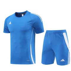 Adidas Set T-Shirt + Shorts in Hellblau - VENI Fußball