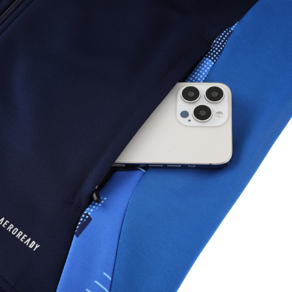 Adidas Trainingsanzug-Set Jacke + Hose Dunkelblau - VENI Fußball