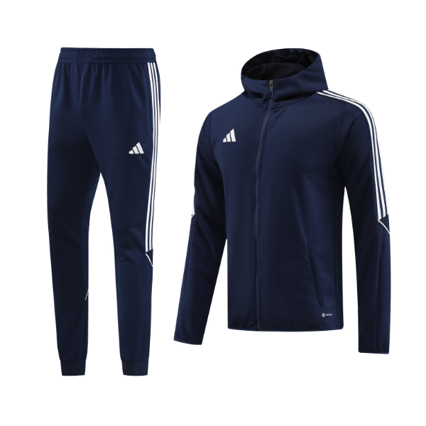 Adidas Trainingsanzug Jacke + Hose Dunkelblau - VENI Fußball