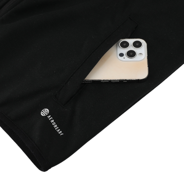 Conjunto de Frio Adidas Casaco + Calça Preto e Branco - VENI Futebol
