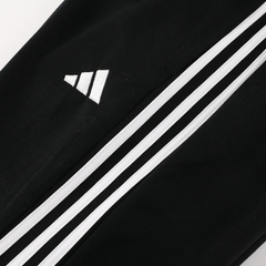 Conjunto de Frio Adidas Casaco + Calça Preto e Branco - VENI Futebol
