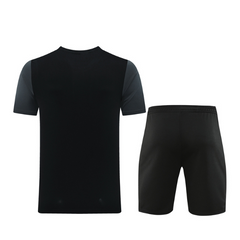 Conjunto Nike Camiseta + Short Cinza e Preta - VENI Futebol