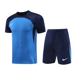 Nike Blue Training Set T-Shirt and Shorts