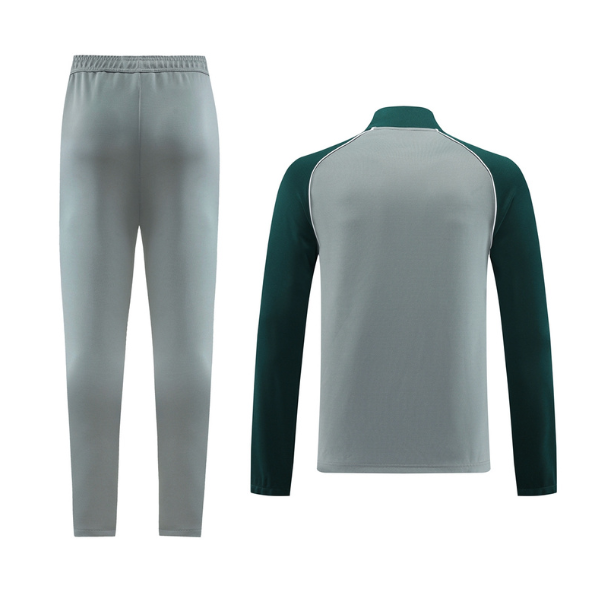 Conjunto de Frio Nike Blusão + Calça Cinza e Verde - VENI Futebol