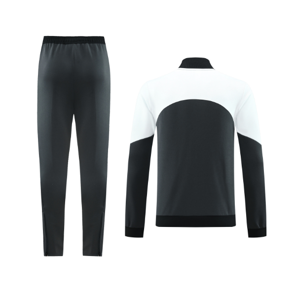 Conjunto de Frio Adidas Jaqueta + CalƧa Preta, Branca e Cinza - VENI Futebol
