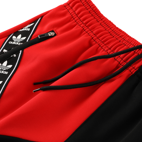 Conjunto de Frio Adidas Jaqueta + Calça Vermelha - VENI Futebol