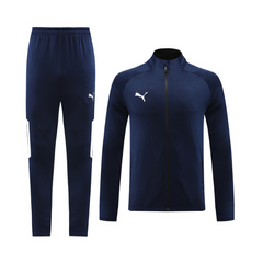 Conjunto de Frio Puma Jaqueta + Calรงa Azul Escuro - VENI Futebol