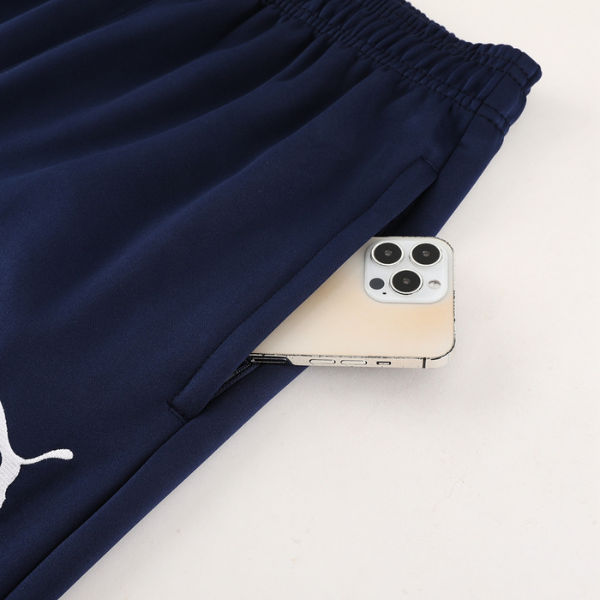 Conjunto de Frio Puma Jaqueta + Calรงa Azul Escuro - VENI Futebol