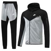 Nike Trainingsanzug-Set Jacke + Hose in Schwarz und Grau - VENI Futebol