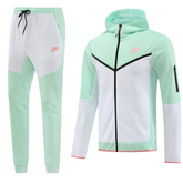 Nike Trainingsanzug-Set Jacke + Hose in Hellgrün und Weiß - VENI Fußball