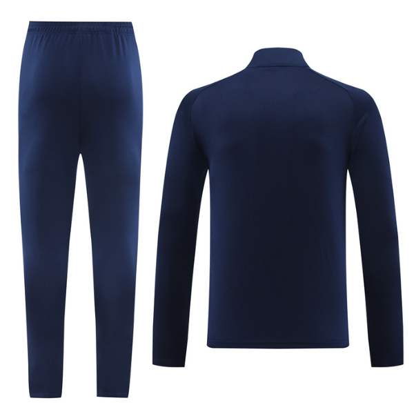 Conjunto de Frio Nike Blusão + Calça Azul Marinho e Branca - VENI Futebol