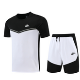 Conjunto Nike Camiseta + Short Branca e Preta - VENI Futebol