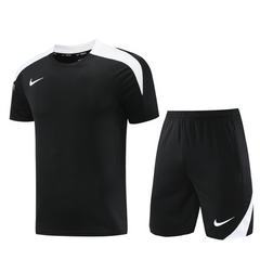 Conjunto Adidas Camiseta + Short Preto e Branco - VENI Futebol